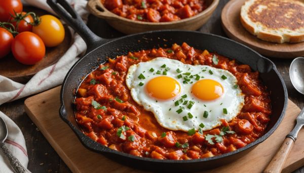Comment cuisiner une chakchouka aux œufs bien relevée ?