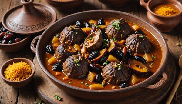 Comment préparer un tajine d agneau aux pruneaux fondant ?